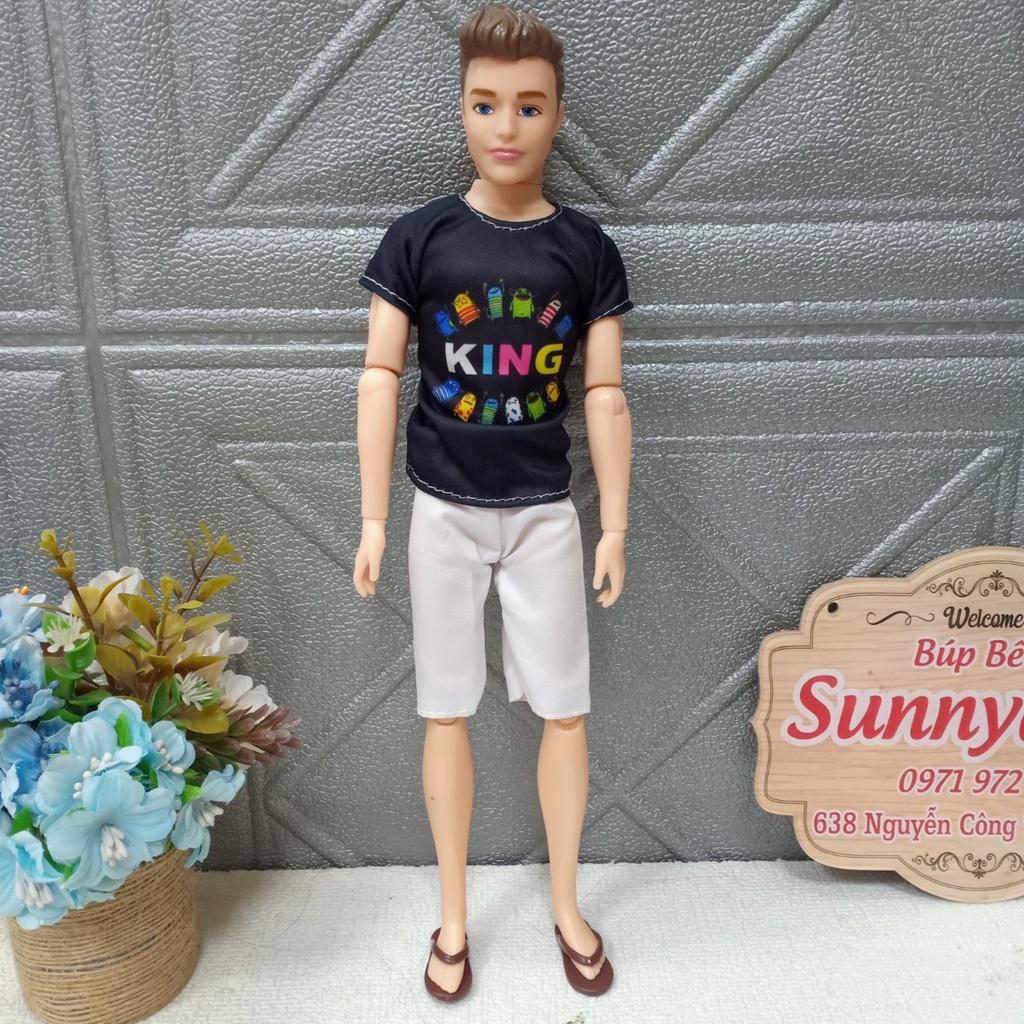 Búp Bê Nam Ken Cao 30cm Kèm Quần Áo Và Dép Giá Tốt