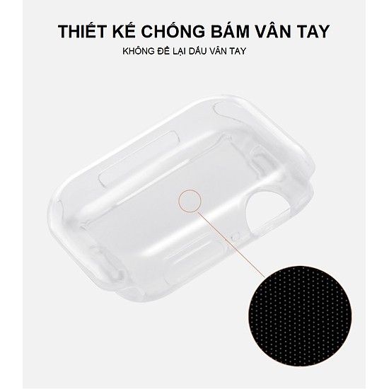 Bộ 2 Case Ốp Dẻo Silicon Dành Cho Apple Watch 40mm Series 4 (Chống Va Đập Trầy Xước, Chống Bụi, Bảo Vệ Viền Và Mặt Đồng