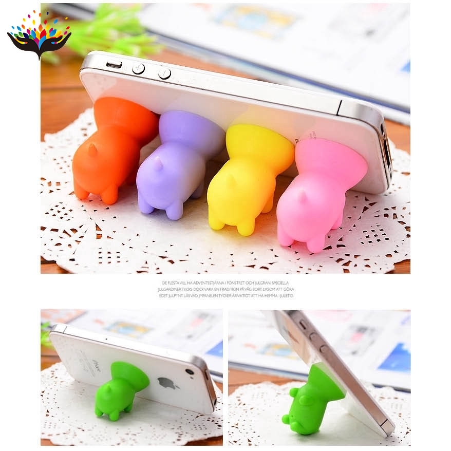 Giá Đỡ Điện Thoại Hình Chú Heo Dễ Thương
