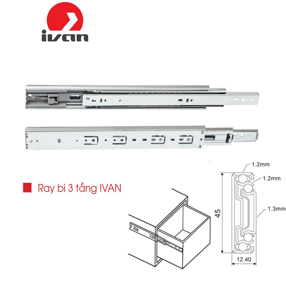 Ray Bi 3 Tầng IVAN( 1 bộ 2 cái)