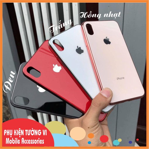 Ốp lưng mặt kính cao cấp cho các dòng iPhone từ 6 tới iPhone 11 Pro Max