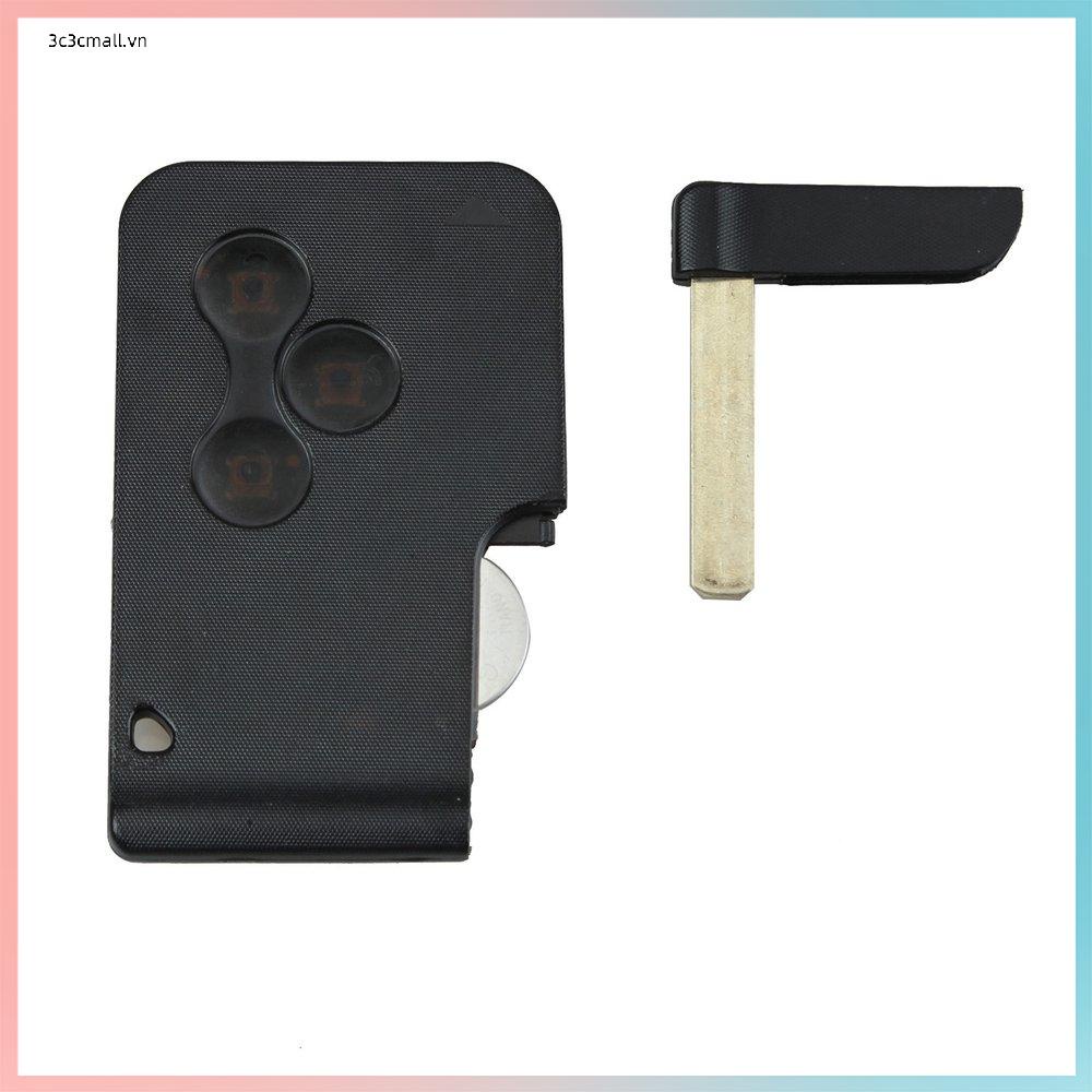 ⚡chất lượng cao⚡3 Button with Insert Small key blade Smart Card for Renault Megane Scenic | BigBuy360 - bigbuy360.vn