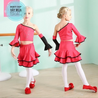 Bộ dance lệch vai vàng cho bé