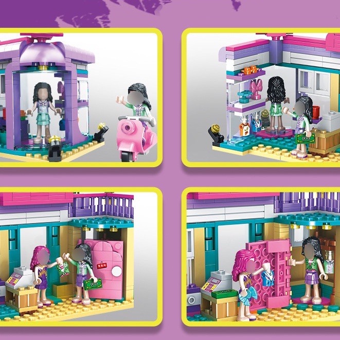Lego Con Gái Friends Lắp Ghép Lego Bé Gái: Cửa hàng quần áo 365 mảnh ghép đồ chơi xếp hình