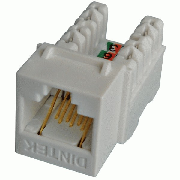 Modular Jack-Ổ cắm Dintek CAT.6 Keystone Jack (1305-04042)