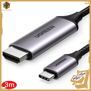 Cáp chuyển USB C to HDMI Ugreen 50766 dài 3m hỗ trợ 4K/60Hz cao cấp - Hapuhouse