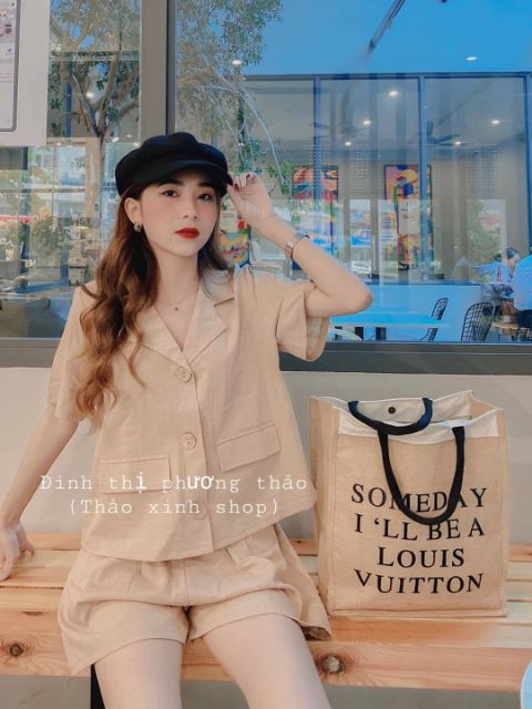 Bộ đũi vest vintage xinhh | BigBuy360 - bigbuy360.vn
