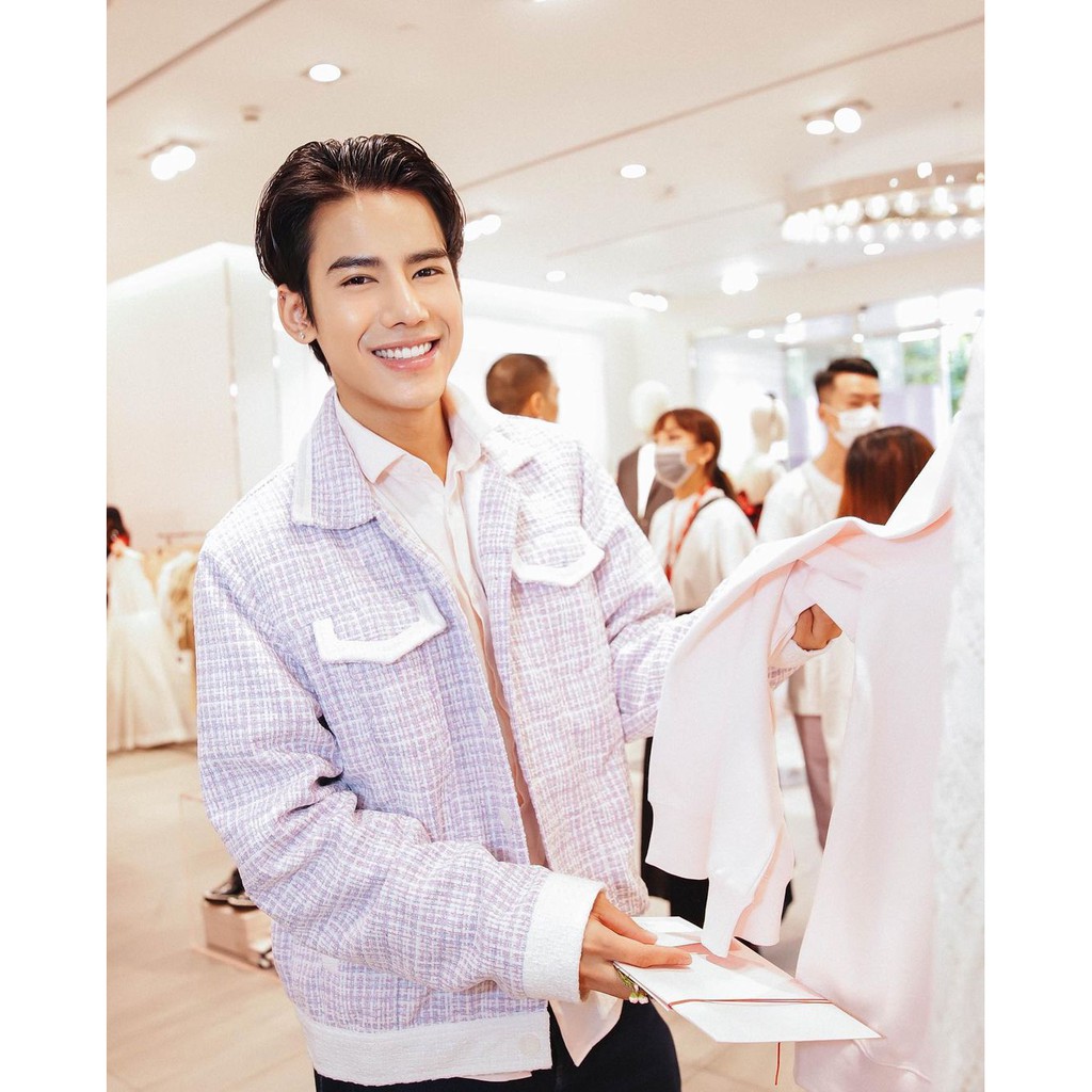 ÁO KHOÁC UNISEX VẢI TWEED BLUEBERRY JACKET | BigBuy360 - bigbuy360.vn