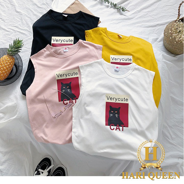 [FREESHIP ĐƠN TỪ 50K] Áo tanktop mèo Verycute DTR0320