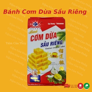 Bánh cơm dừa sầu riêng thơm ngon gồm đậu xanh dừa sầu riêng