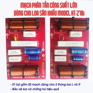Combo 02 mạch phân tần công suất lớn. Dùng cho các hệ thống loa Sân Khấu, Karaoke, Hội Nghị .....