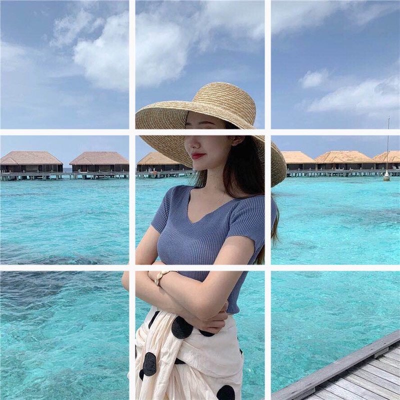 Áo sweater dệt kim ngắn tay kiểu dáng quyến rũ cho nữ | BigBuy360 - bigbuy360.vn