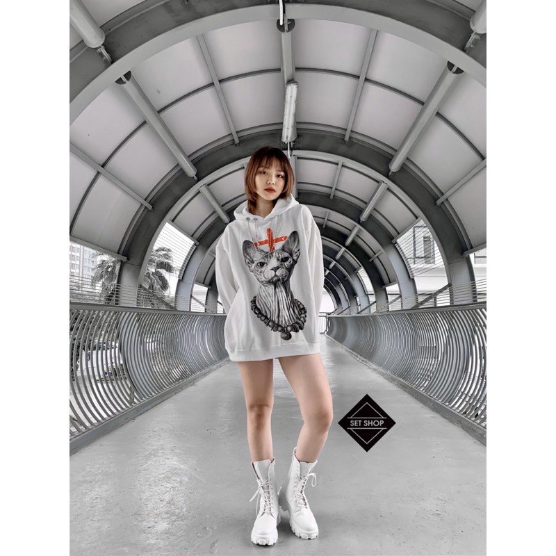 Hoodie mèo Ai Cập double chain | BigBuy360 - bigbuy360.vn