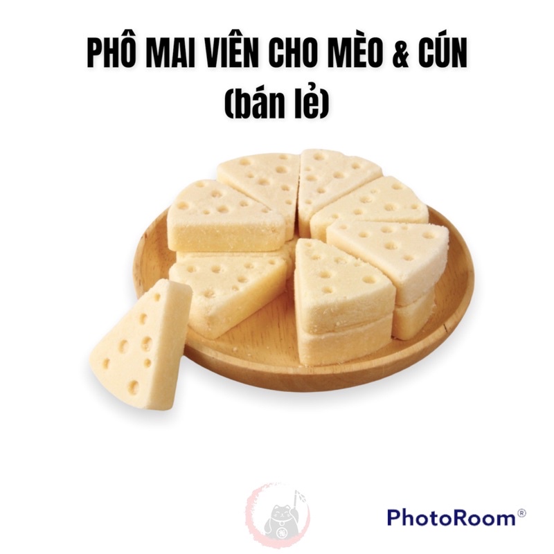 Bánh thưởng - Phô mai viên cho mèo &amp; chó (bán lẻ)