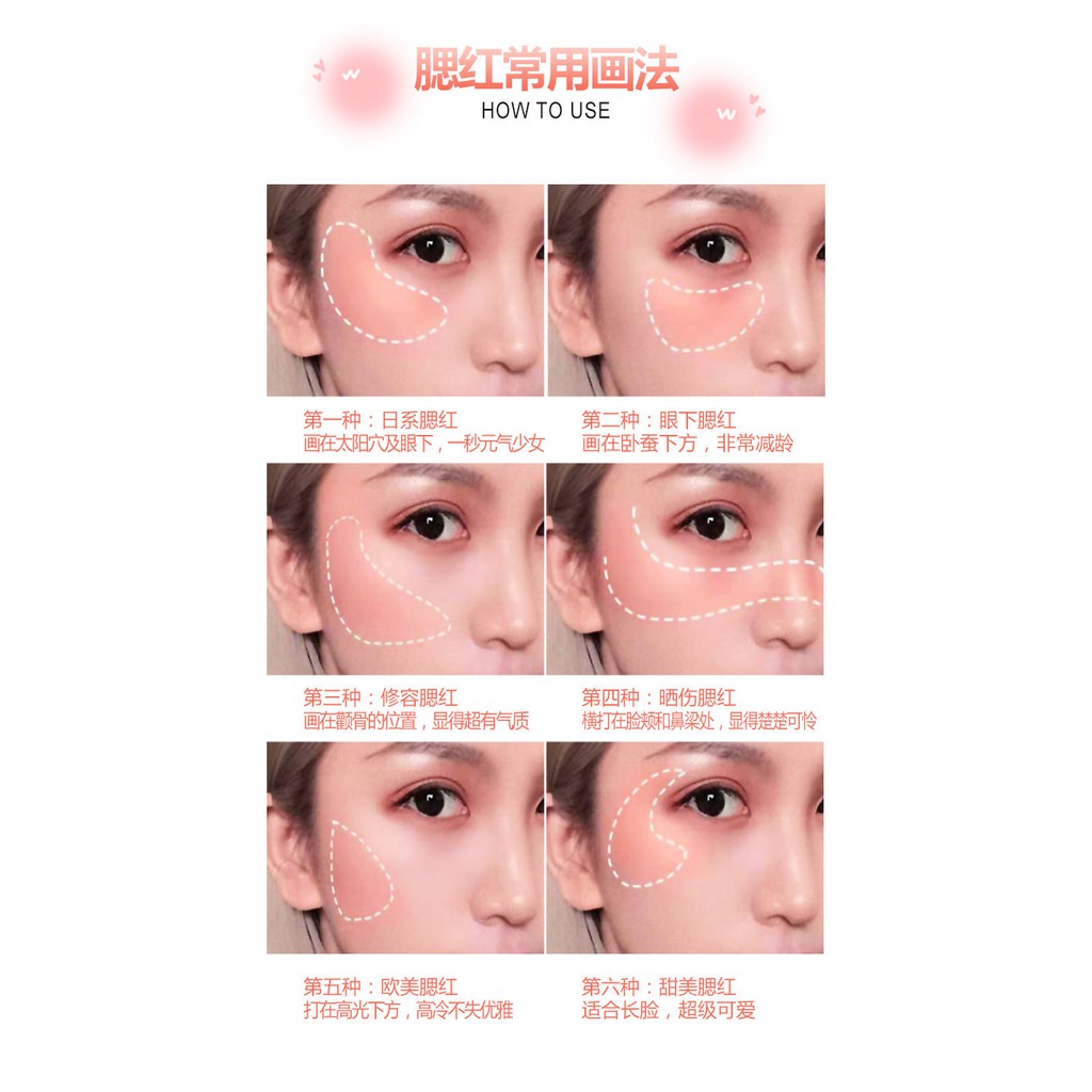 Má hồng MINFEI 2 mầu hợp chất quả đào | BigBuy360 - bigbuy360.vn