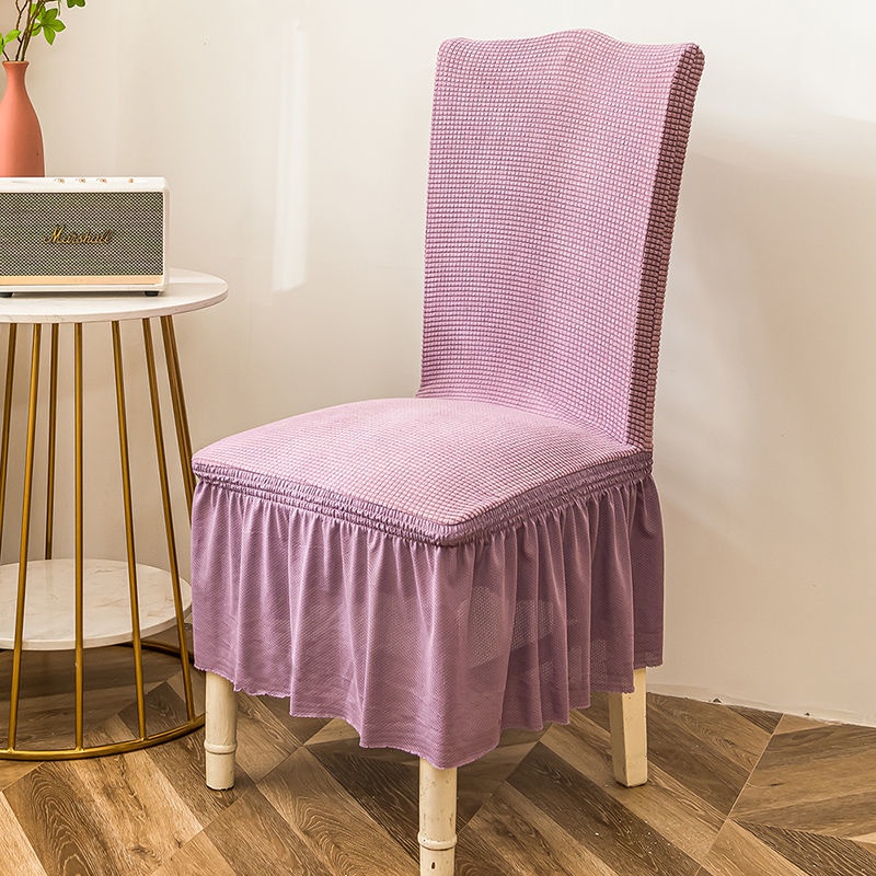 Vỏ Bọc Ghế Ngồi Bàn Ăn Vải Nhung Chất Liệu Co Giãn Cao Cấp