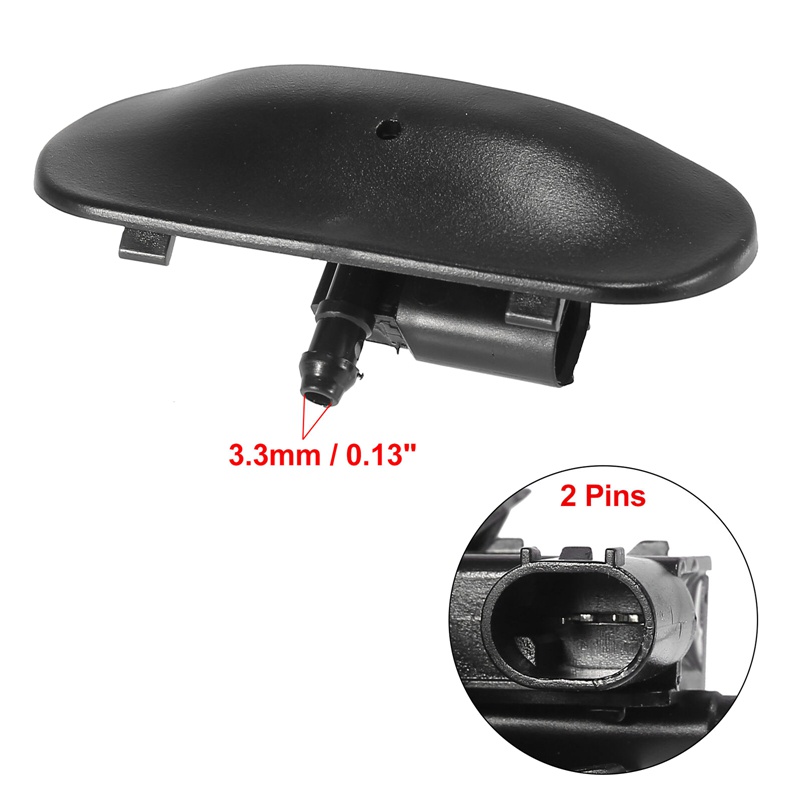 L & R Vòi Phun Nước Rửa Kính Chắn Gió Xe Hơi 4G0955987A / 4G0955988Phụ Kiện Chuyên Dụng Dành Cho Audi A6 C7 Allroad S6 RS6 2016-2018