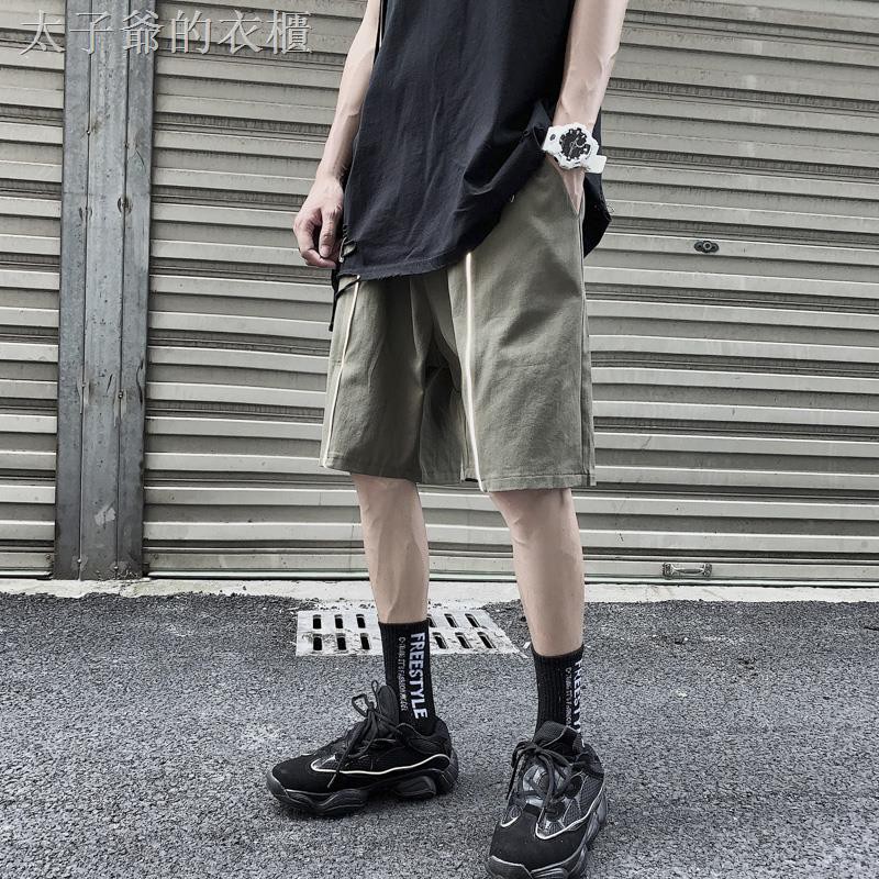 Quần short thể thao ống rộng màu phản quang phong cách hiphop cho nam | BigBuy360 - bigbuy360.vn