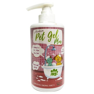 DẦU TẮM TRỊ VE, RẬN, BỌ CHÉT CHO CHÓ MÈO PET GEL PLUS