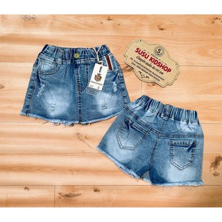 (SIZE 1-14)(9-38kg) QUẦN JEAN GIẢ VÁY CHO BÉ GÁI HÀNG CAO CẤP ĐẠI LÊ