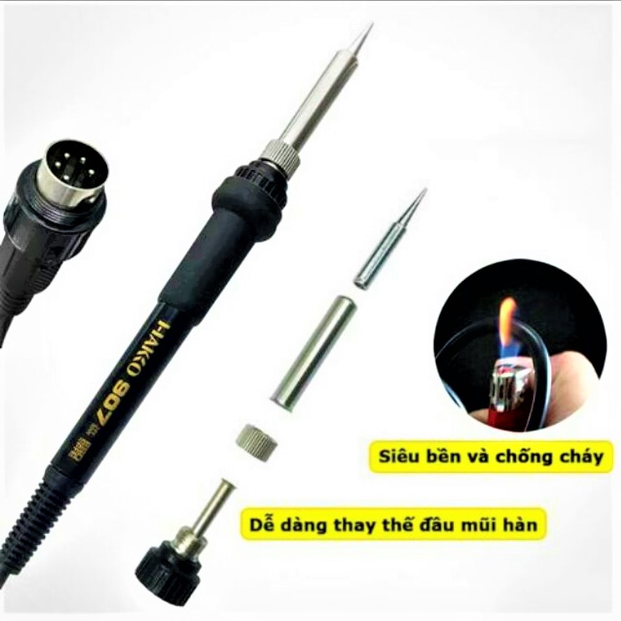 [BH 24 Tháng] Trạm Hàn, Máy Hàn Hakko 936 - Điều Chỉnh Nhiệt Độ Tiện Dụng , MỎ HÀN 936