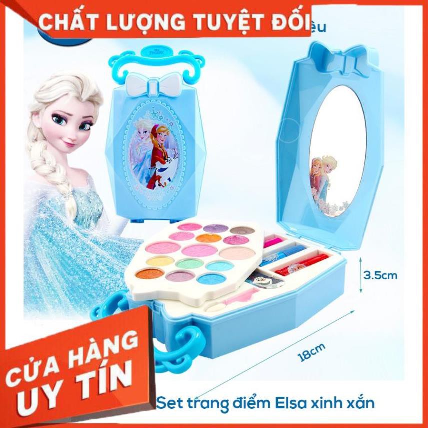 [Free Ship] Bộ đồ trang điểm công chúa Elsa hãng Disney an toàn cho bé xinh xắn, đáng yêu trang điểm cho các dịp lễ hội