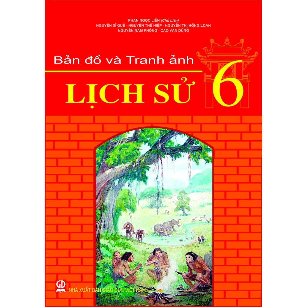 Sách Bản đồ - Tranh ảnh Lịch sử 6 - in màu