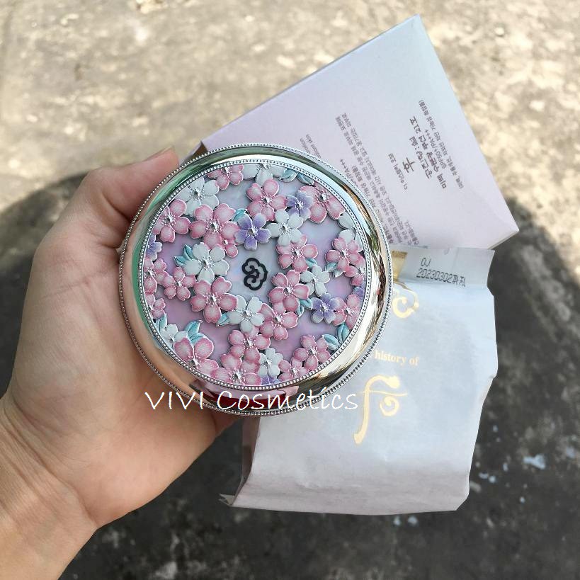 Set khuyến mãi Whoo Seol Radiant White Moisture Glow Cushion Foundation (1 hộp sẵn lõi + 1 lõi refill)