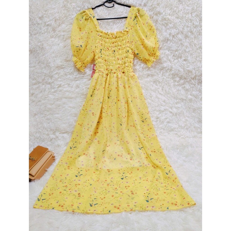 Đầm maxi voan hoa tiểu thư 🥰 | BigBuy360 - bigbuy360.vn