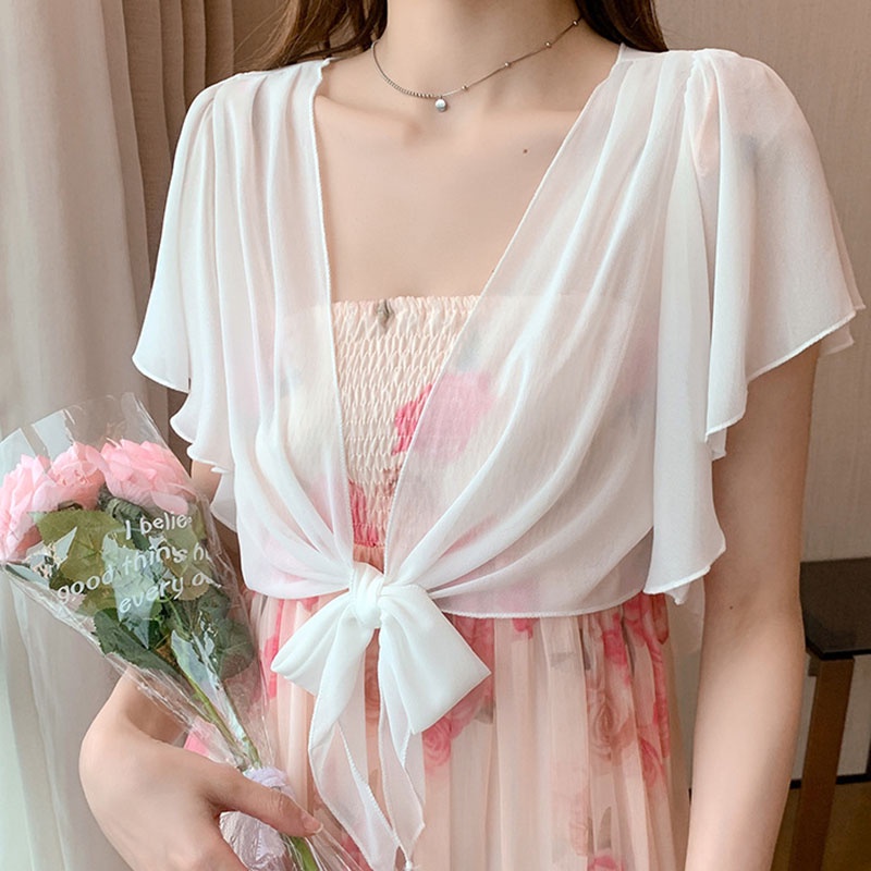 IELGY Áo cardigan Mỏng Chống Nắng Dễ Phối Đồ Thời Trang Cho Nữ