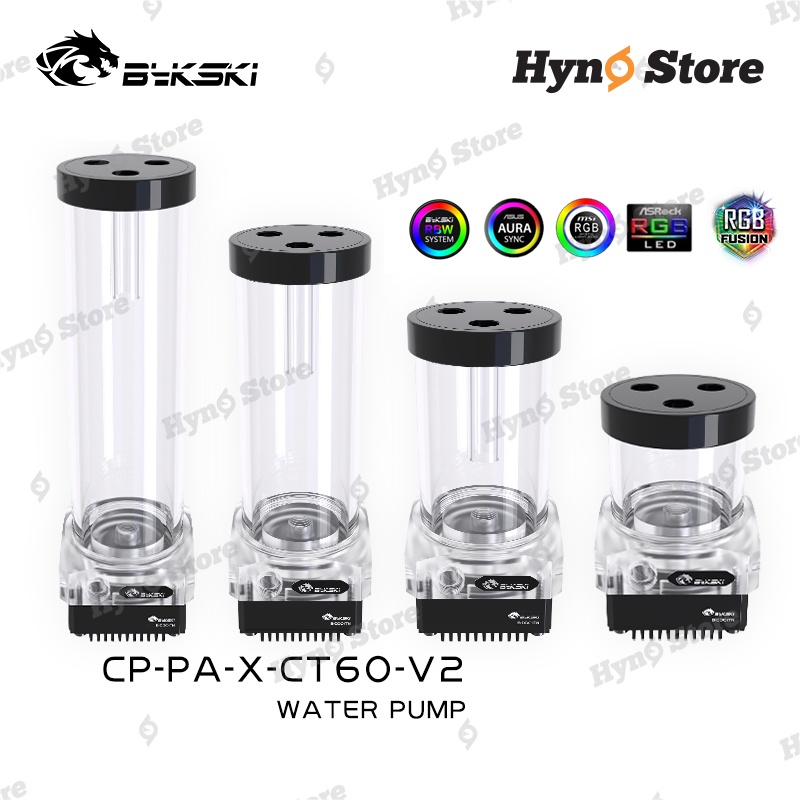 Bơm DDC tản nhiệt nước giá rẻ Bykski kèm tank OD60 LED ARGB Hyno Store