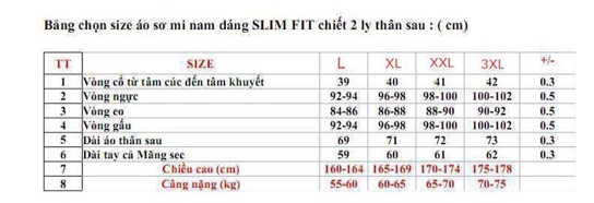 [THANH LÝ NGHỈ BÁN] Sơ mi nam cotton lụa