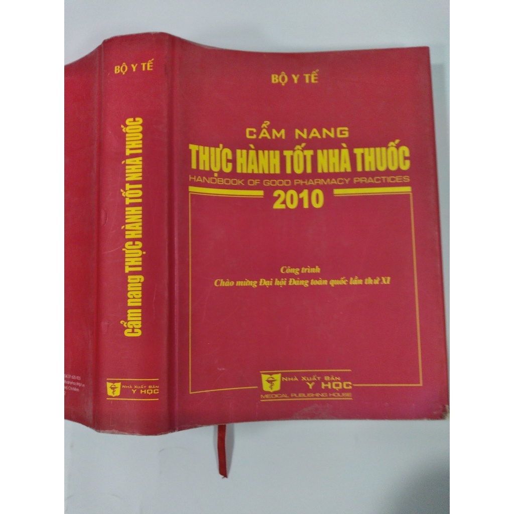 Sách - Cẩm nang thực hành tốt nhà th.uốc 2010 (S50)