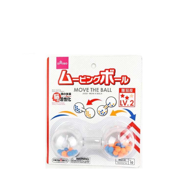 Daiso Trò Chơi Cân Bằng 15X6X6 Cm (Cái) Move The Ball