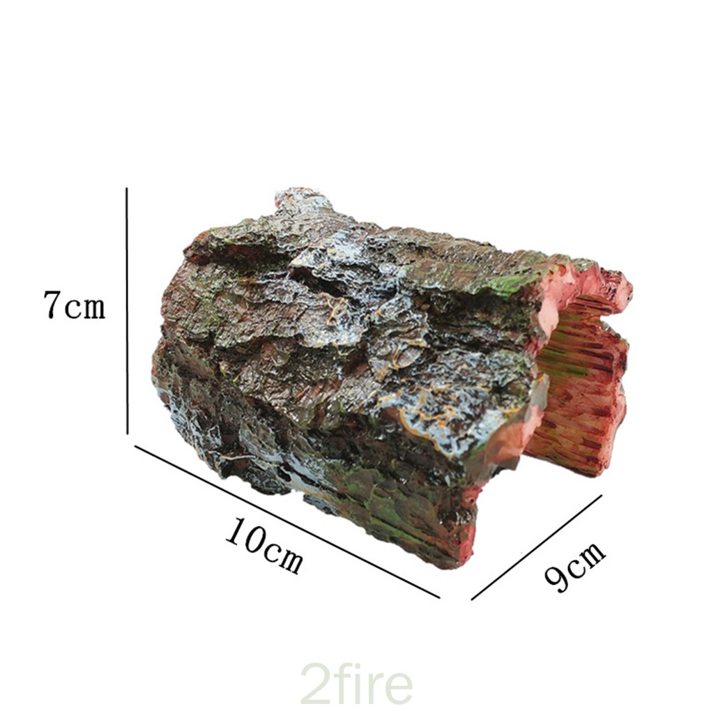 Đồ trang trí bể cá hình khúc gỗ sống động độc đáo