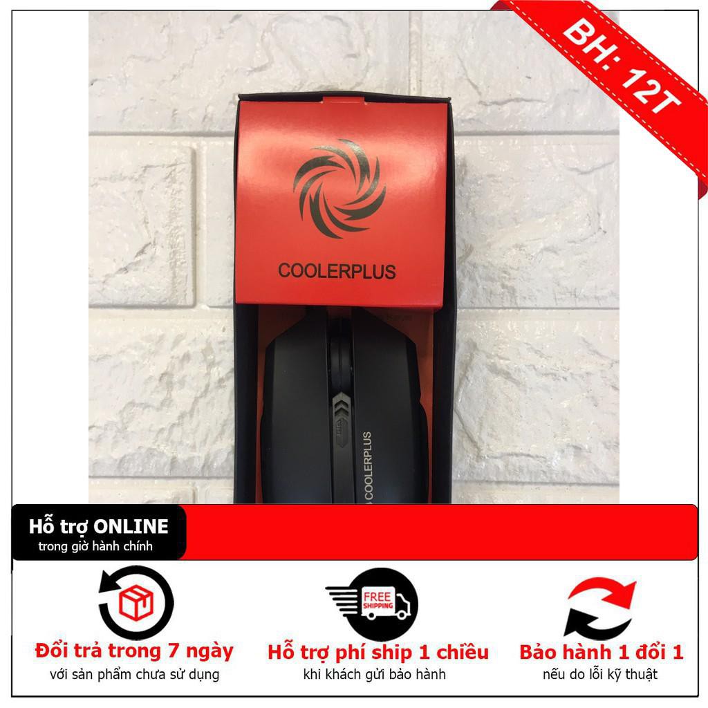 BH12TH [Mã ELFLASH3 hoàn 10K xu đơn 20K] 💥 Chuột gaming CoolerPlus CPM X8 ( Màu Đen ) ( FREE SHIP ĐƠN TỪ 50K )