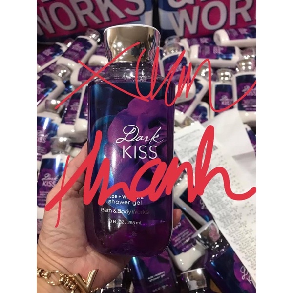 Tắm,body mist ,Body cream Dark kiss bath body works