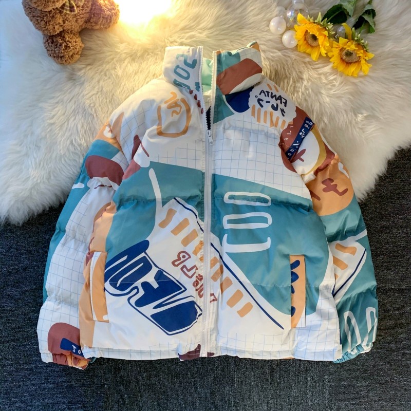 Áo phao nam quảng châu 2 mặt form rộng thời trang trẻ hiện đại