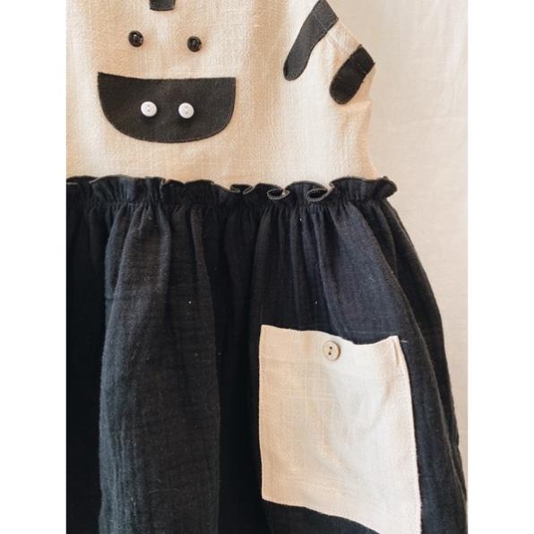 lalinkids Váy yếm Ngựa Vằn .