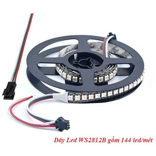 Dây đèn Led IC RGB WS2812B nhiều kích thước , 30 ,60,144 led /mét