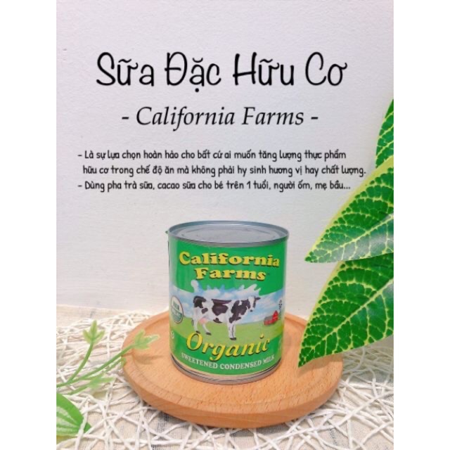 Sữa đặc hữu cơ