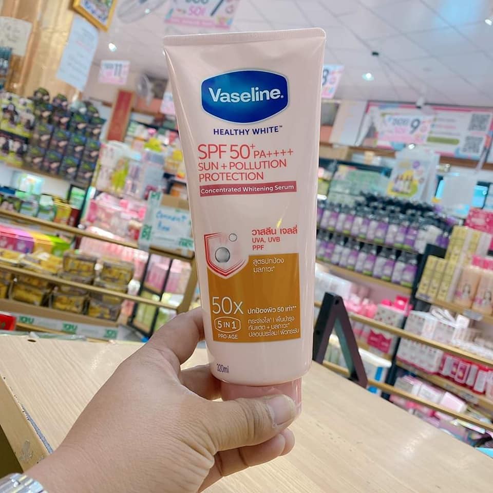Sữa Dưỡng Thể Vaseline 50x SPF 50++ Thái Lan | BigBuy360 - bigbuy360.vn