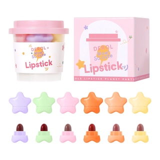 Set 6 son môi Mini màu sắc ngọt ngào lâu trôi chống thấm nước