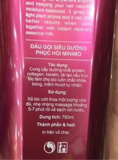 Cặp dầu gội keratin (750*2)