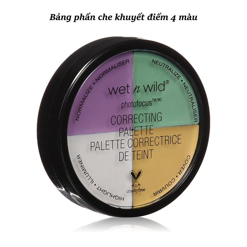 [Chính Hãng] Set Kem Lót Và Che Khuyết Điểm WET N WILD Coverall Prep & Prime Primer Correcting Palette Concealer | BigBuy360 - bigbuy360.vn