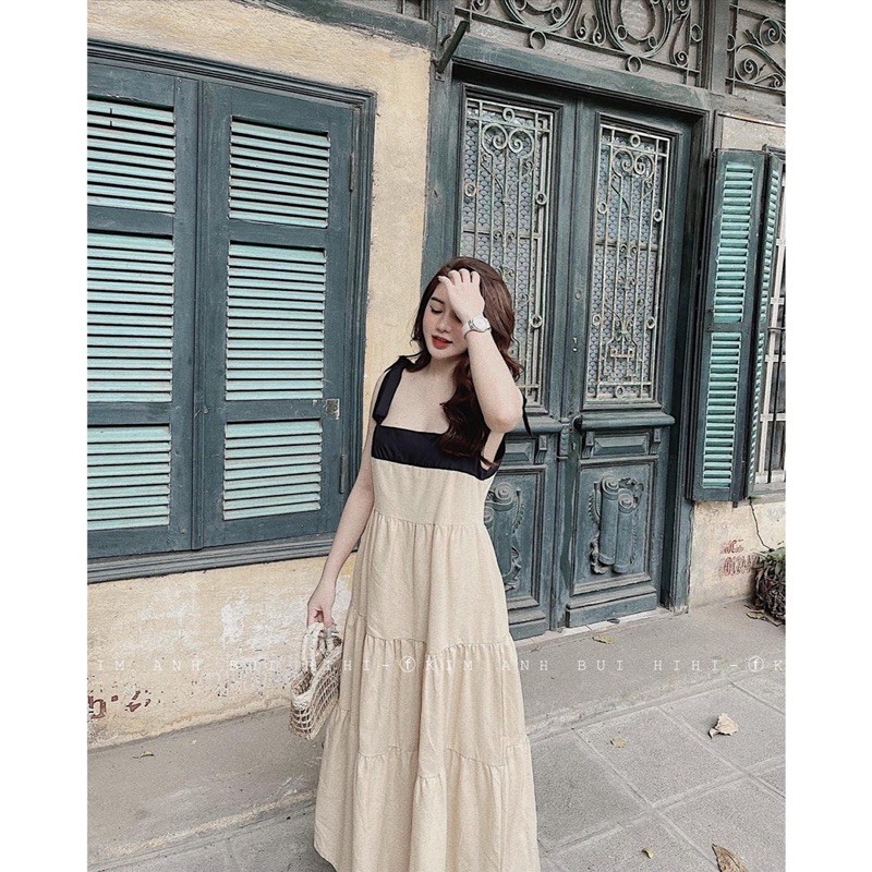 BÁN SỈ VÁY SUÔNG 2S MÀU BE CHO NỮ | BigBuy360 - bigbuy360.vn