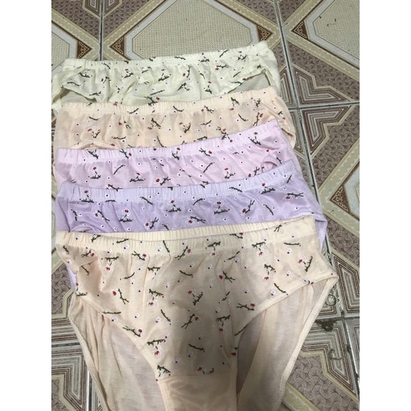 10 quần lót cotton đông xuân mông to cho người 75kg,quần lót bà già ảnh thật video Shop tự quay ạ