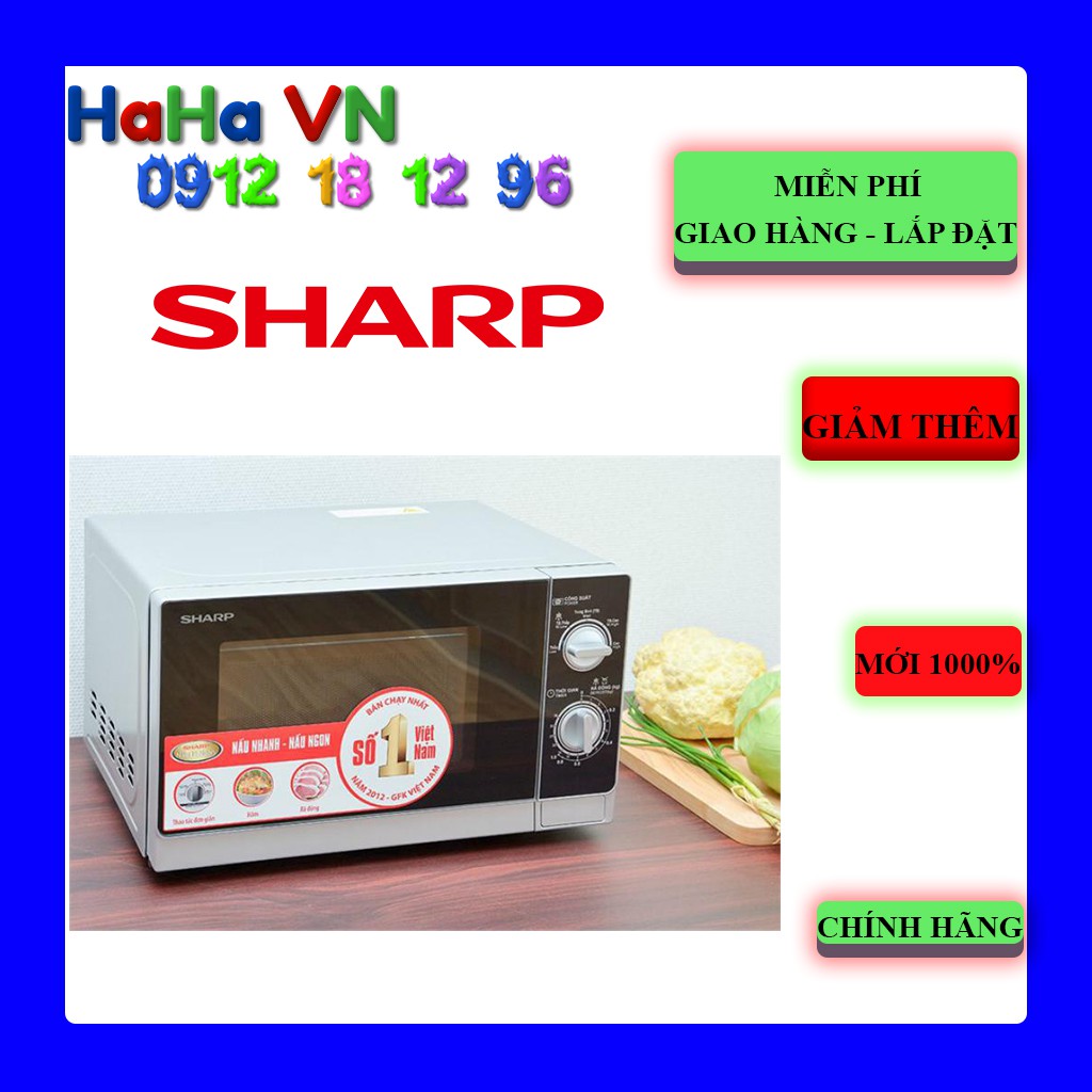 Lò vi sóng Sharp R-205VN(S) 20 lít