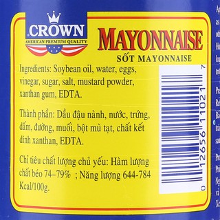 SỐT Mayonnaise CROW - 237ml