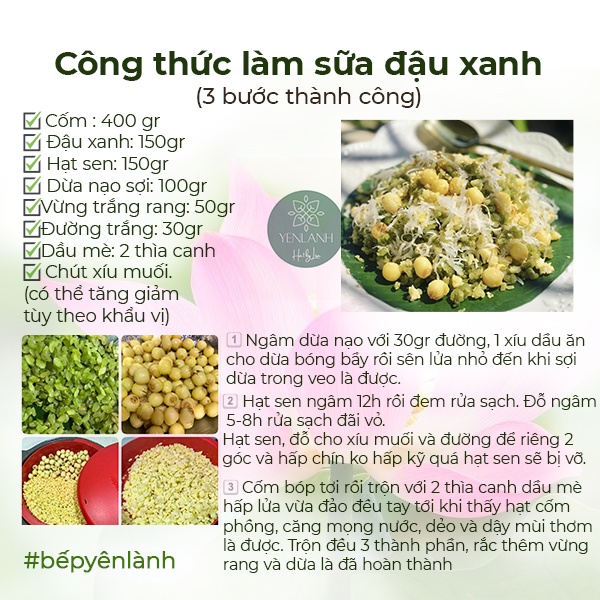 Hạt sen thơm sấy lạnh khô Việt 100gr-250gr-500gr Yenlanhnatural